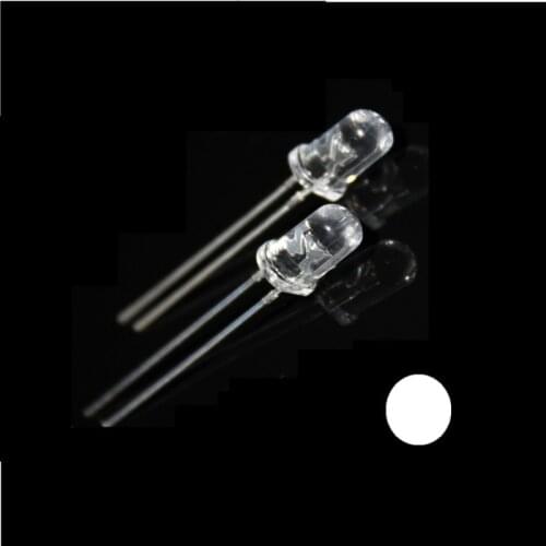 1000pcs 5mm Round Ultra Bright White/Red/Green/Blue/yellow/orange/UV purple/pink LED Lamp 20000mcd DIP LED