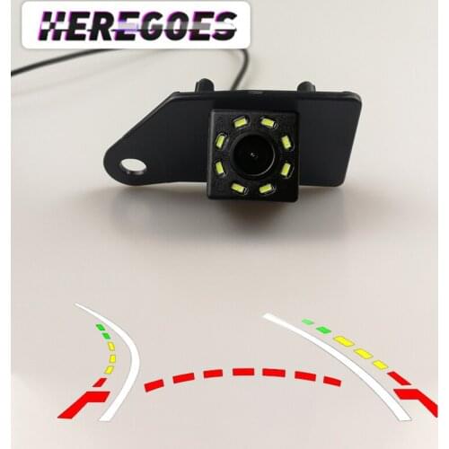 Wireless Car CCD Rear Camera Fisheye 12 led dynamic Night Vision frame For Mitsubishi ASX 2011 2012 2013 2014 RVR