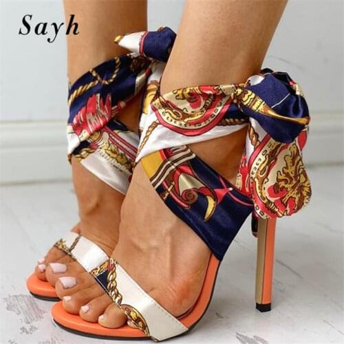 Women Sandals Fashion High Heels Sandals Shoes Woman Peep Toe Stiletto Sexy Women Heels Chaussures Femme Summer Pumps Women