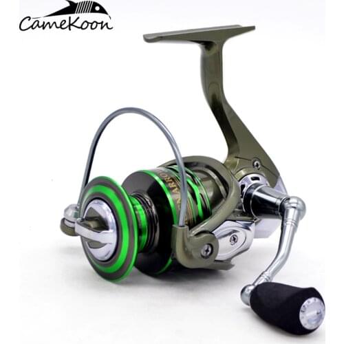 CAMEKOON Fishing Reel 5.2:1 Gear Ratio 1000-7000 Series Metal Coil Spinning Reel Boat Rock Fishing Wheel
