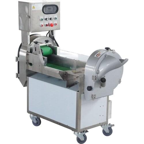 Electric industrial green leafy vegetable and fruit slicer vegetable cutting machine