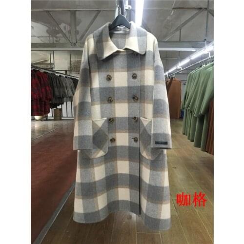 Guesod Women's Plaid Coats