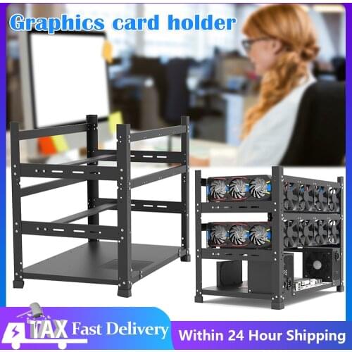 Open Mining Rig Frame for 12 GPU Mining Case Rack Motherboard Bracket ETH/ETC/ZEC Ether Accessory Tool 3 Layers New