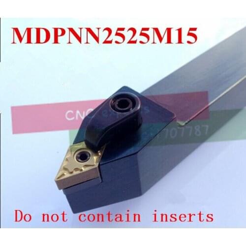 MDPNN2525M15 Metal Lathe Cutting Tools,CNC Turning Tool,Lathe Machine Tools, External Turning Tool Type MDPNN 25*25*150mm