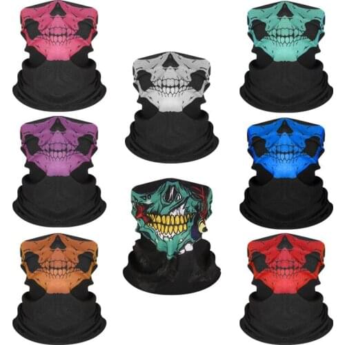 Multifunctional Skull Masks Triangle Scarf Cycling Bandana Sport Camping Hunting Running Bicycle Neck Warmer Face Gaiter Men