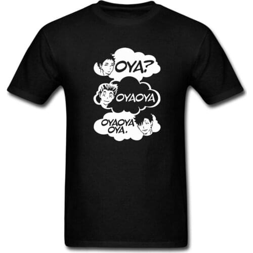 Oya Oya Oya Haikyuu Men T Shirt Kuroo Anime Bokuto Manga Shoyo Volleyball gift present Tee USA size