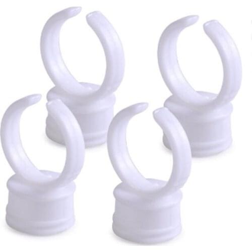500pcs Medium Permanent Makeup Disposable Finger Easy Ring Ink Holders/Cups tattoo accesories