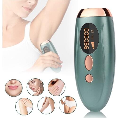 Professional IPL Laser Permanent Hair Removal 990000 Times Flashes Epilator Women Armpit Clipper Bikini Leg Epilator Safe Remove