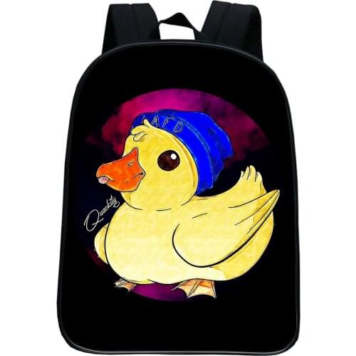 Quackity Backpacks Children Bag Boy Girl Bag Discords Got Talent Backpack Fashion Cartoon Small School Bag Bookbag Mochila