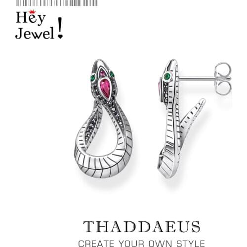 Hoop Earrings Snakes,Europe Style Fine Jewelry For Women,2021 Brand New Symbol of Seduction Gift In 925 Sterling Silver