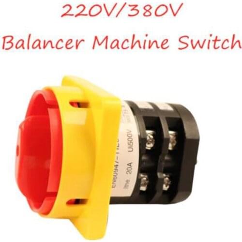 Discount tire balancing machine replacement parts 220 / 380V forward and reverse motor switch NEW