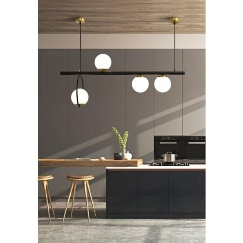 Nordic Pendant Lights Industrial Vintage Loft Iron Art Cage Black Hanging Lamp Kitchen Island Pendant Lamps Dining Light