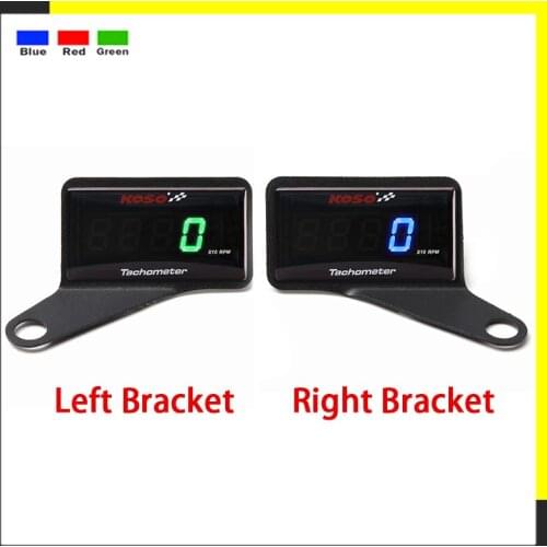 Koso Mini RPM Meter Digital Square LCD Display Engine Tach Tachometer Gauge for Honda XMAX CB500X Racing Motorcycle With Stents