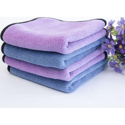 Polyester Thick Car Cleaning Auto Care Detailing Polishing Microfiber Fiber Washing Super Absorbent Car Towel Cloths 30X30CM