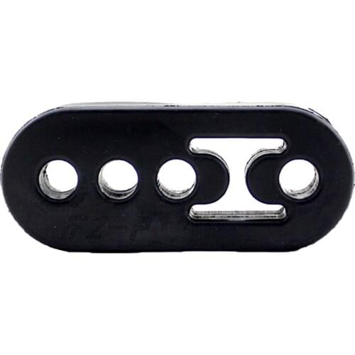 Universal 4 Hole Car Rubber Exhaust Tail Pipe Mount Bracket Hanger Shock Absorbent