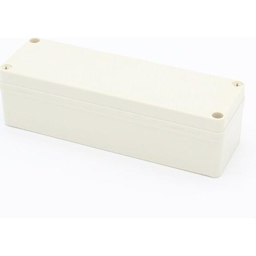 1pcs 250x80x70mm Waterproof Plastic Enclosure Instrument Electrical Project junction Box Outdoor with mounting installing plate