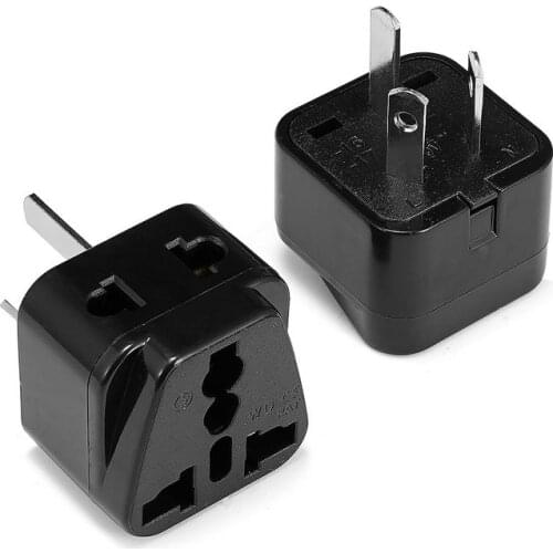 Australia Travel Adapter Universal 2 In 1 USA US UK KR Swiss EU to AU Plug Adapter Type I New Zealand Grounded Plug Socket