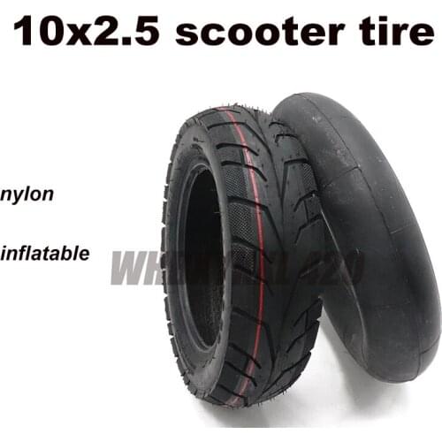 10x2.50 inflatable wheel Tire outer tire TUOVT Electric Skateboard Tire 10x 2.5 for Electric scooter Skate Board