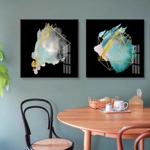 Abstract Posters and Prints Modern Geometric Pattern Canvas Art Print Wall Painting Decoration Home Decor Wall Pictures for Room