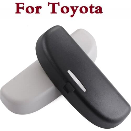 New auto Car Glass Case Sun Glass Holder Box Storage ABS Beige For Toyota 4Runner Allex Allion Altezza Aurion Auris Avalon Venza
