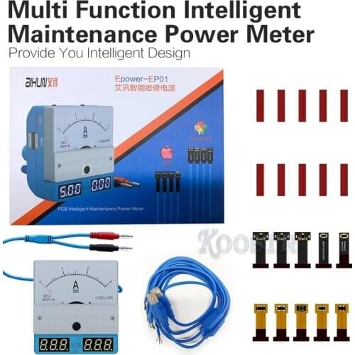 AIXUN JCID JC Power meter Power-on line Battery holder IOS 6 7 8 X XS MAX 11PRO Anzor 3A Cell phone Maintenance Tools Power supp