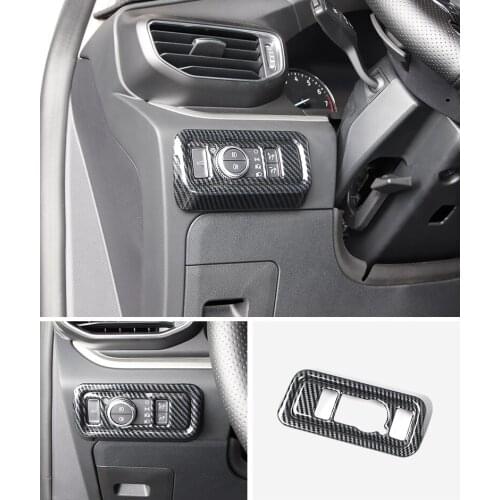For Ford Explorer 2020 2021 Car Interior Durable Trims Accessories Dashboard FogLight Switch Function Button Cover styling