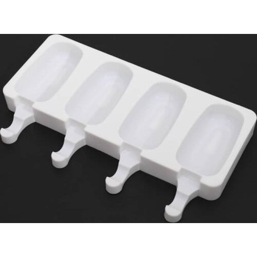Homemade Food Grade Silicone Ice Cream Molds 2 Size Ice lolly Moulds Freezer Ice cream bar Molds Maker