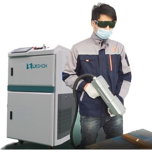 Metal Rust Fiber Laser Cleaning Machine 100w 200w 300w Raycus Laser