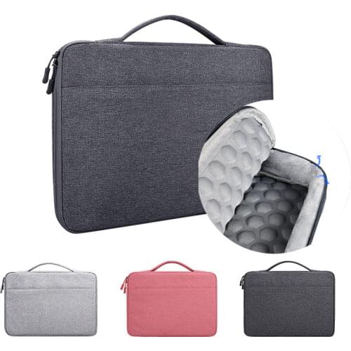 New Shockproof Laptop Bag For Men Women Laptop Sleeve Waterproof Case 13.3 14 15.6 inch Notebook Bags For Macbook Air Pro hp
