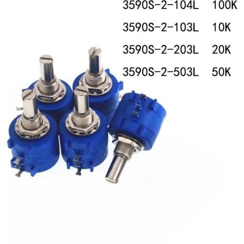 New 3590S-2-104L 3590S-2-103L 3590S-2-203L 3590S-2-503L 3590S 3590S-2 10K 103 K 203 50K 503 100K 104 1PCS/LOT
