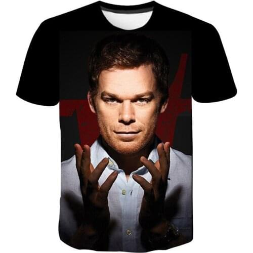 New Fashion Summer Dexter T Shirt Men Women Children 3D Printed T shirts Horror Tops Comfortable Short Sleeve Cool Casual Tees