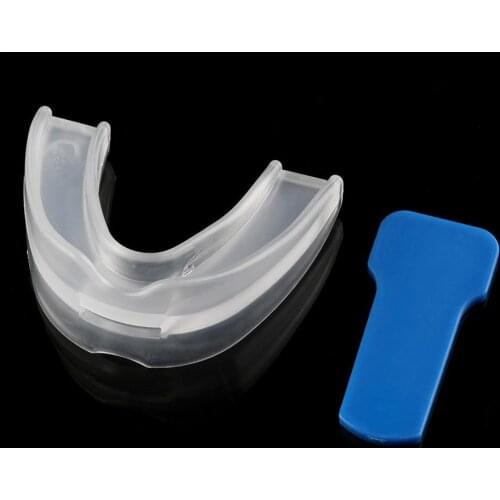 Newly Mouth Guard Stop Teeth Grinding Anti Snoring Bruxism With Case Box Sleep Aid 19ing