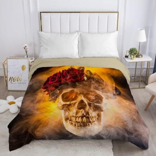 Skull Deadpool lady Duvet cover Quilt/Blanket/Comfortable Case 140x200 240x220 240x260 Queen King Single Bedding for Home fire
