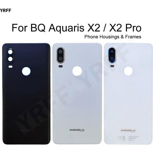 Mobile Phone Housings For BQ Aquaris X2 Hard PC Back Battery Cover Case For BQ X2 Phone Plastic Back Cover Accessories