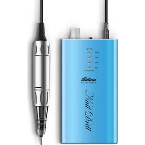 LCD mobile phone charging Portable 30000RPM Electric nail drill Polishing unloading tool Beauty nail art salon Manicure drills