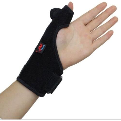 Adjustable Medical Sport Thumb Spica Splint Brace Support Stabiliser Black Wrap