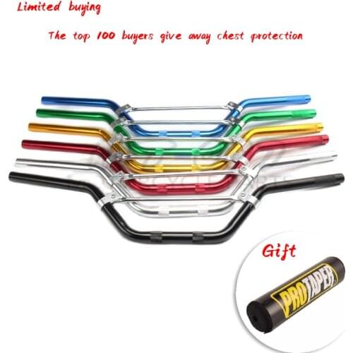 725mm Steering wheel Alpha Aluminum Handle bar Motorcycle handlebar 7/8" inch 22MM For Cheap Pit Bike Dirt Bike new 2018
