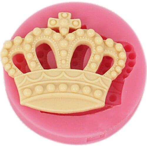 Royal crown silicone fandont mold Silica gel moulds crowns Chocolate molds candy mould wedding cake decorating tools M164