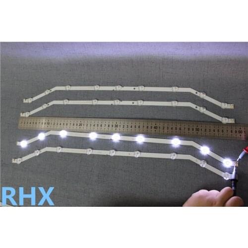 4pcs LED strip For Samsung 32" TV 2013SVS32 585MM 9LED LUMENS D3GE-320SM0-R2