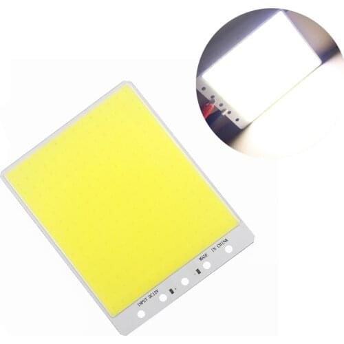 12V 45W COB LED Lamp Square Light Bulb 4500lm Pure White for Lamp source Chip 12-14V 140x110MM for DIY Lamp lighting project