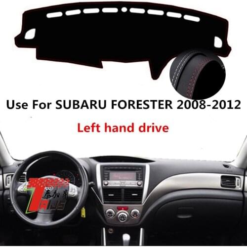 TAIJS Factory Casual Protective Leather Car Dashboard Cover For Subaru Forester 2008 2009 2010 2011 2012 Left hand drive