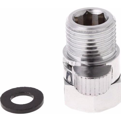Full Brass G1/2" Flow Quick Control Shut-OFF Valve For Shower Head Hand Water Saver