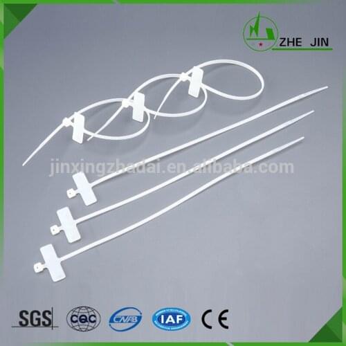 ZHEJIN (1000pcs)3*100MM 4-Inch Length,Marker Nylon Cable Tie with 18-Pound Tensile Strength(width:2.5mm)
