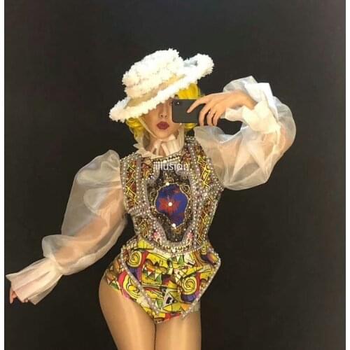 Lolita Style 2 Piece Sets Women Outfits Jacket Shorts Sparky Rhinestone Birthday Party Costume Teams Catwalk Stage Wear Female