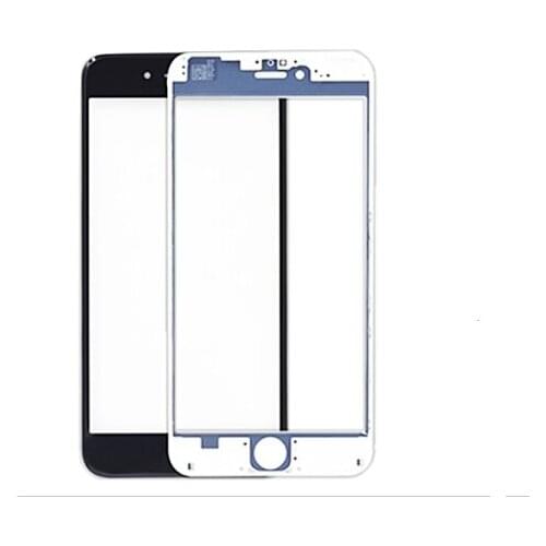 10pcs Touch Panel For iPhone 8 7 6S 6 Plus 5 5G 5S 8G 8P 7G 7P 8Plus Front Outer Screen Glass Lens With Frame Bezel +OCA Film