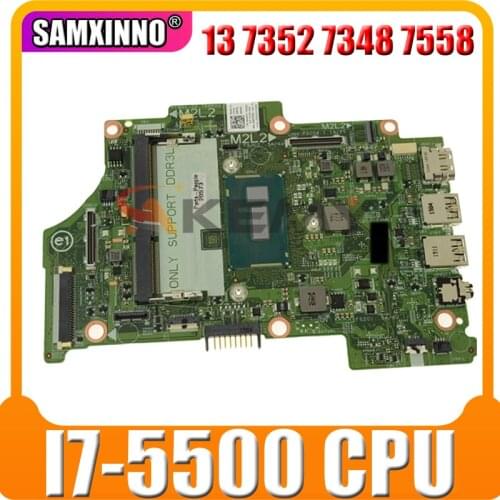 100% working for dell inspiron 13 7352 7348 7558 motherboard 08H90T 13321-1 with I7-5500 cpu built in board tested ok