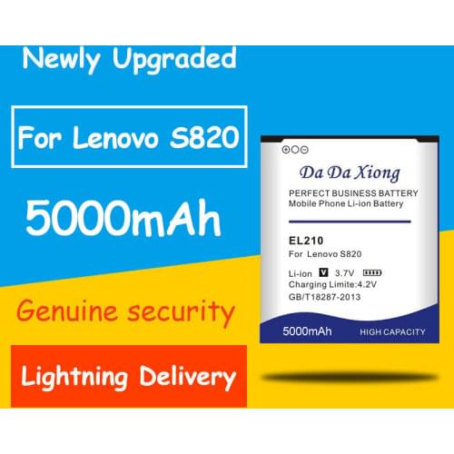 High capacity 4850mAh BL210 Li-ion Phone Battery for Lenovo S820 A656 S650 S658t S820E BL210 A770E A536 A750E A766 A658T A828t