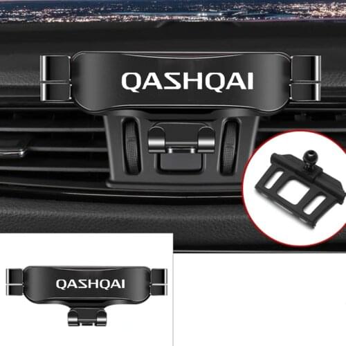 Car Mobile Phone Holder Air Vent Stand GPS Gravity Bracket For Nissan Qashqai J11 2016 2017 2018 2019 2020 2021 Car Accessories