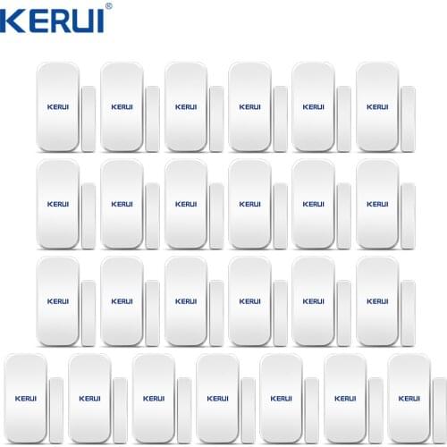 25pcs D025 Kerui Home Alarm Wireless Door Sensor Window Magnetic Detector Gap Sensor For GSM Wifi Security Alarm System