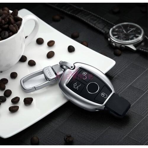 For Mercedes Benz AMG CLA GLK GLA 200 GLC 260 C180 C200 B200 Key Chains Case Ring Cover Car Styling Accessories
